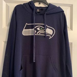 Seattle Seahawks Womans Hoodie Mesh Type Size Large
